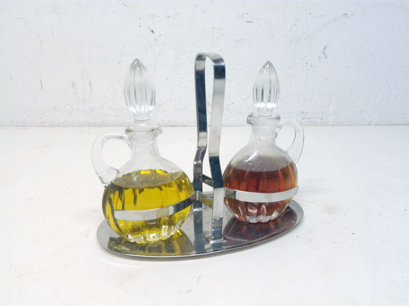 aceitera vinagrera servir cocina cristal metal 17x21x11_2 1u